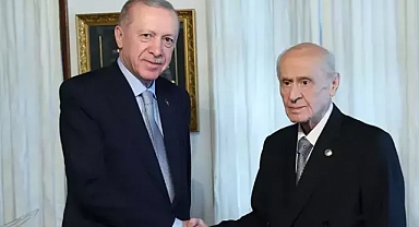 Cumhurbaşkanı Erdoğan ve Bahçeli bir araya geldi