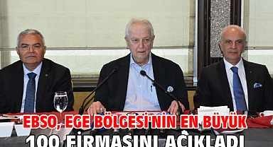 EBSO, Ege Bölgesi'nin en büyük 100 firmasını açıkladı