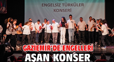 Gaziemir’de engelleri aşan konser