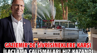 Gaziemir’de sivrisineklere karşı ilaçlama çalışmaları hız kazandı