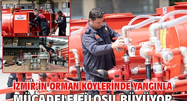 İzmir'in orman köylerinde yangınla mücadele filosu büyüyor