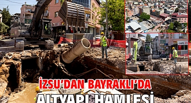 İZSU’dan Bayraklı’da altyapı hamlesi