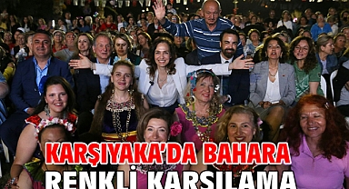 Karşıyaka'da bahara renkli karşılama