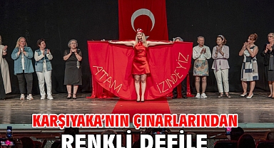 Karşıyaka’nın çınarlarından renkli defile