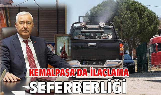Kemalpaşa’da İlaçlama Seferberliği