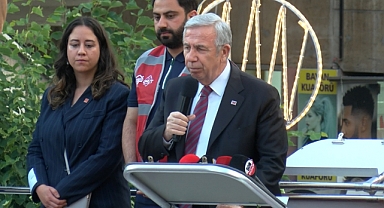 Mansur Yavaş: Adalet isteğimizi haykırmak için buradayız