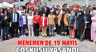 Menemen'de 19 Mayıs coşkusu yaşandı
