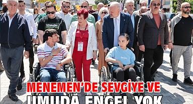 Menemen'de sevgiye ve umuda engel yok
