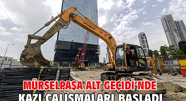 Mürselpaşa Alt Geçidi’nde kazı çalışmaları başladı