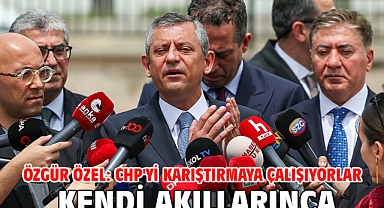 Özgür Özel: CHP'yi karıştırmaya çalışıyorlar kendi akıllarınca
