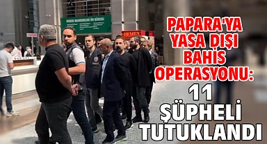 Papara'ya yasa dışı bahis operasyonu: 11 şüpheli tutuklandı