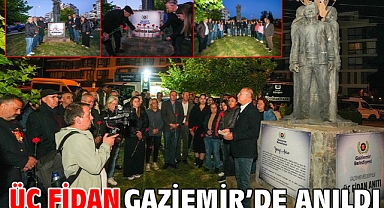 Üç Fidan Gaziemir'de anıldı