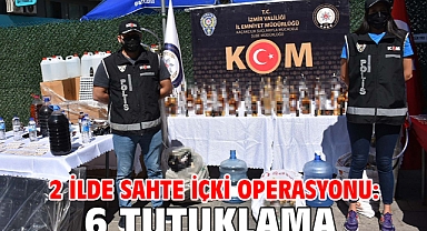 2 ildeisahte içki operasyonu: 6 tutuklama