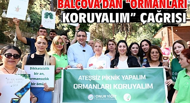 Balçova’dan “Ormanları koruyalım” çağrısı
