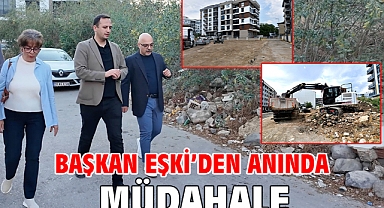Başkan Eşki’den anında müdahale!