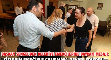 Başkan Sengel’den Belediye Emekçilerine Bayram Mesajı: “Sizlerin Emeğiyle Çalışmaya Devam Ediyoruz”