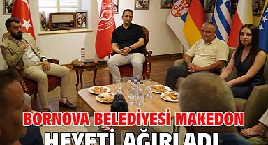 Bornova Belediyesi Makedon heyeti ağırladı