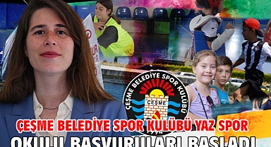 Çeşme Belediye Spor Kulübü Yaz Spor Okulu başvuruları başladı