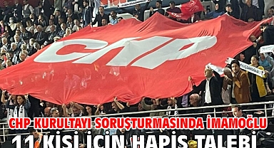 CHP kurultayı soruşturmasında İmamoğlu ve 11 kişi için hapis talebi