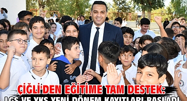 Çiğli'den eğitime tam destek: LGS ve YKS yeni dönem kayıtları başladı