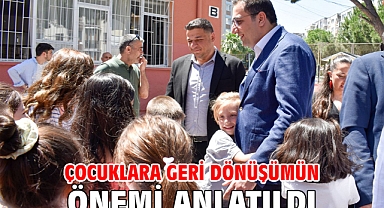 Çocuklara geri dönüşümün önemi anlatıldı