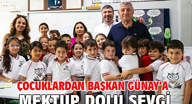 Çocuklardan Başkan Günay’a Mektup Dolu Sevgi