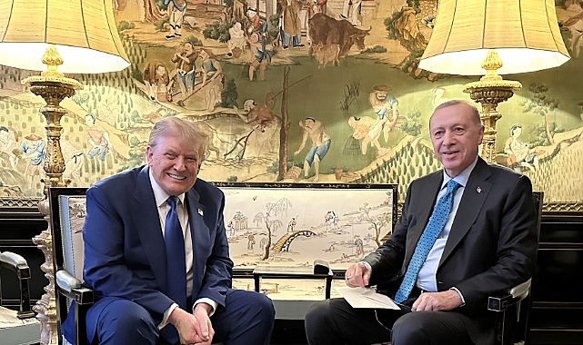 Cumhurbaşkanı Erdoğan, ABD Başkanı Trump ile bir araya geldi