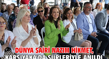 Dünya şairi Nazım Hikmet, Karşıyaka’da şiirleriyle anıldı