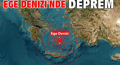 Ege Denizi'nde deprem