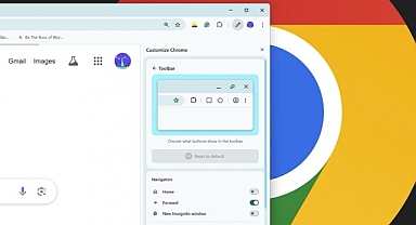 Google Chrome’a araç çubuğu özelleştirme özelliği geldi