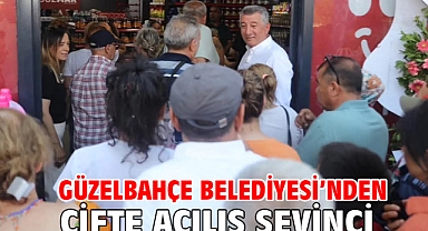 Güzelbahçe Belediyesi’nden çifte açılış sevinci