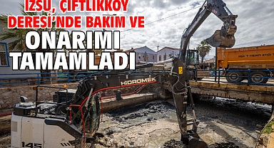 İZSU, Çiftlikköy Deresi’nde bakım ve onarımı tamamladı