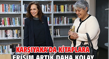 Karşıyaka’da kitaplara erişim artık daha kolay