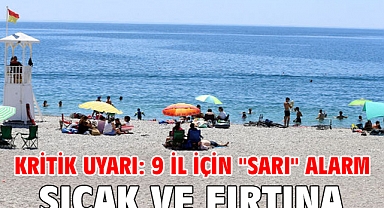 Kritik uyarı: 9 il için