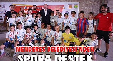 Menderes Belediyesi'nden Spora Destek