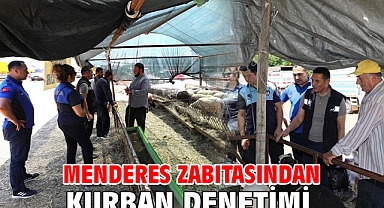 Menderes Zabıtasından Kurban Denetimi