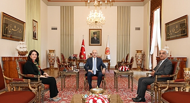 TBMM Başkanı Kurtulmuş, DEM Parti heyetini kabul etti