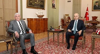TBMM Başkanı Kurtulmuş, Dervişoğlu'nu kabul etti