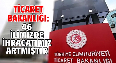Ticaret Bakanlığı: 46 ilimizde ihracatımız artmıştır