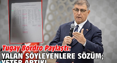 Tugay bordro paylaştı: Yalan söyleyenlere sözüm; Yeter artık!