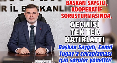 Başkan Saygılı, kooperatif soruşturmasında, geçmişi tek tek hatırlattı