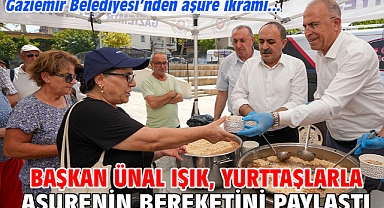 Başkan Ünal Işık, yurttaşlarla aşurenin bereketini paylaştı