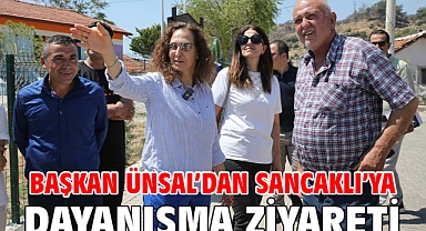 Başkan Ünsal'dan Sancaklı'ya dayanışma ziyareti
