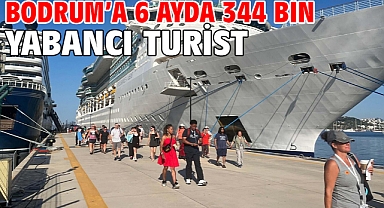 Bodrum’a 6 ayda 344 bin yabancı turist