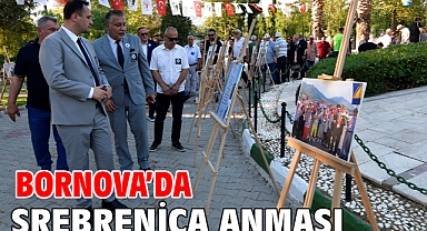 Bornova’da Srebrenica anması