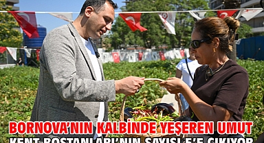 Bornova’nın kalbinde yeşeren umut Kent Bostanları’nın sayısı 5’e çıkıyor