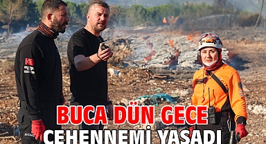 Buca dün gece cehennemi yaşadı