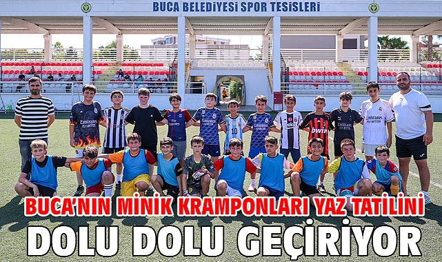Buca'nın minik kramponları yaz tatilini dolu dolu geçiriyor
