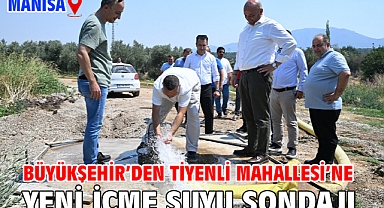 Büyükşehir’den Tiyenli Mahallesi’ne Yeni İçme Suyu Sondajı