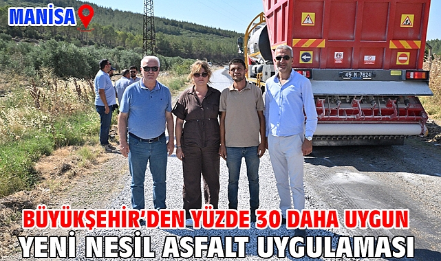 Büyükşehir’den Yüzde 30 Daha Uygun Maliyetli Yeni Nesil Asfalt Uygulaması